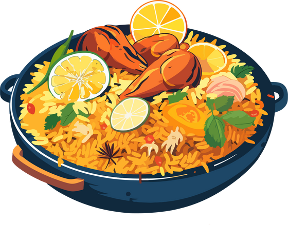 chicken biryani food rice